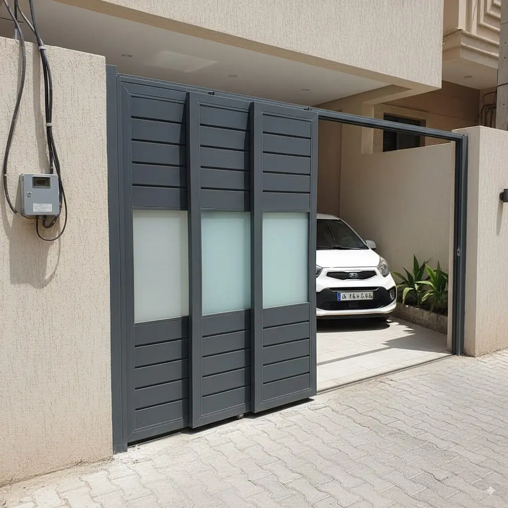 ماطورات-أبواب-المساحات-الضيقة-أبواب السلايد تلسكوب-مواقف السيارات الصغيرة