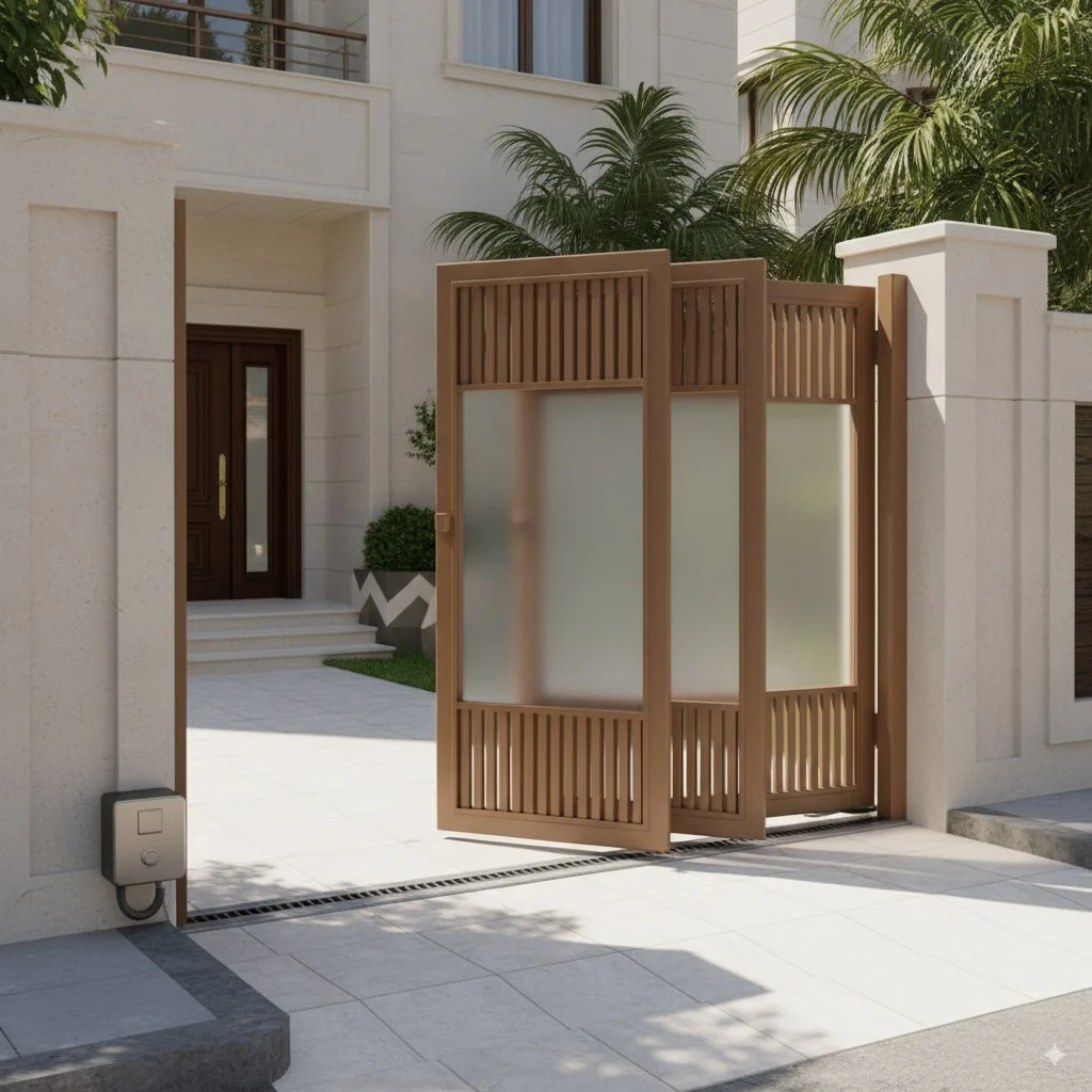 ماطورات-أبواب-المساحات-الضيقة-الأبواب الدفترية-الفلل ذات الممرات الضيقة