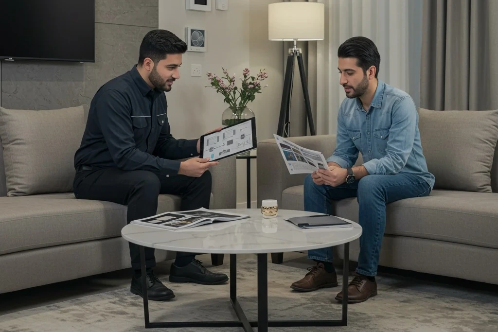 استشارة مجانية - أنظمة الأمان وأنظمة المنزل الذكي