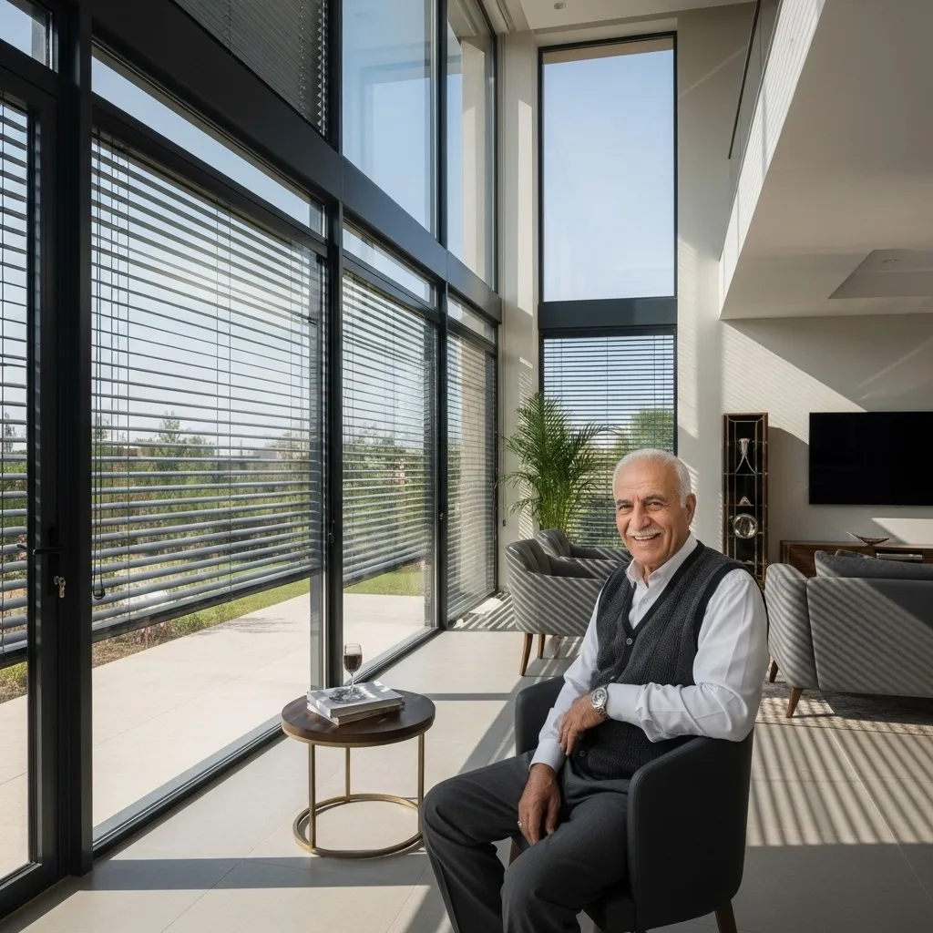 ماطورات-الأباجورات-والبرادي-والستائر-الكهربائية-الواجهات الزجاجية