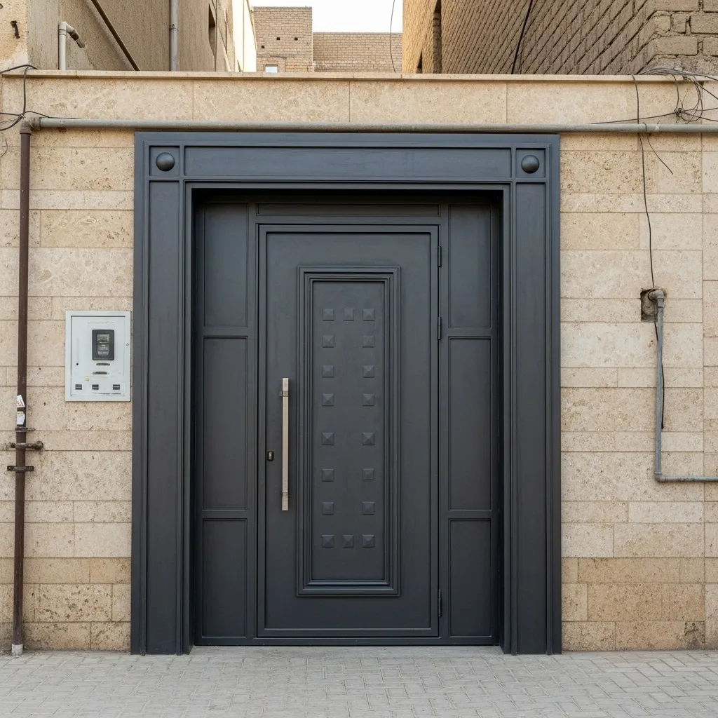 أبواب حديد-المداخل الجانبية والخاصة