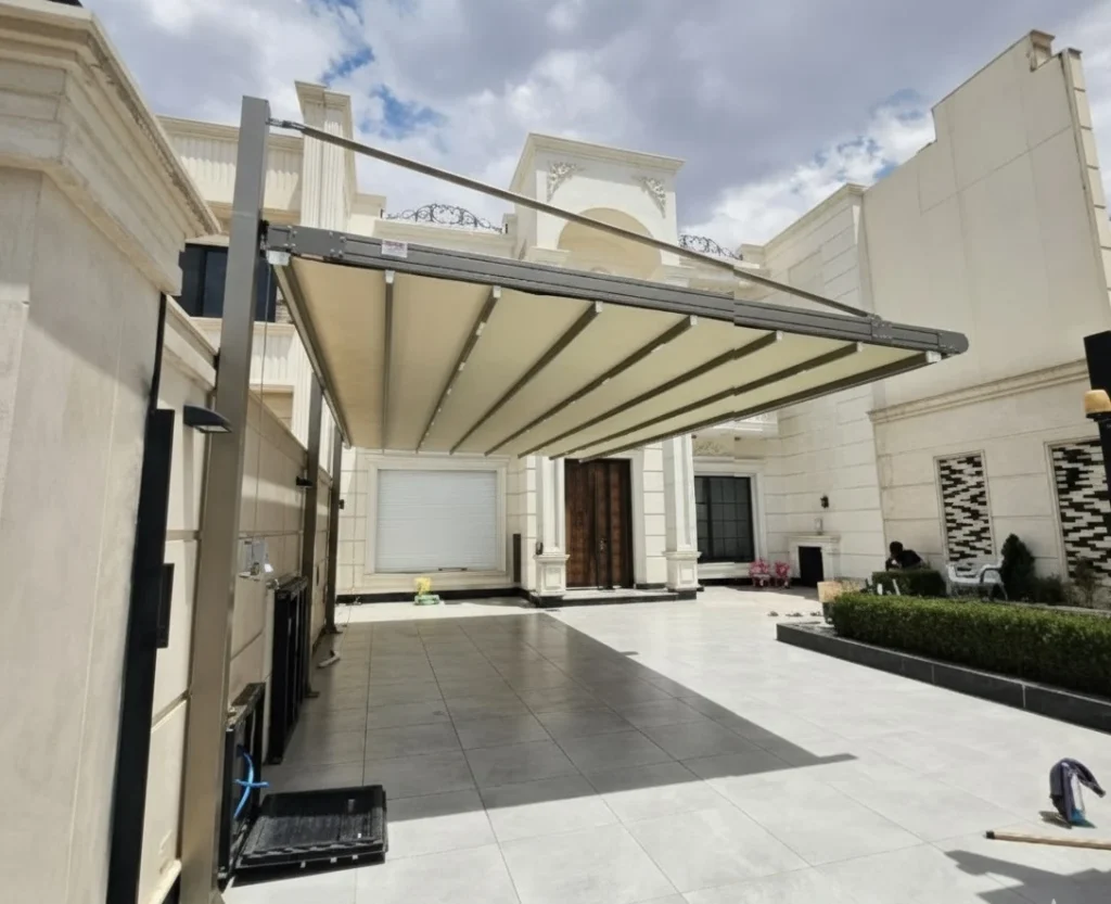 المظلات البيركولا-الأسطح والفناءات