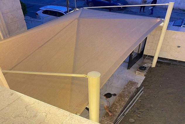 المظلات الهرمية - مداخل المنازل المظلات الهرمية - مداخل المنازل