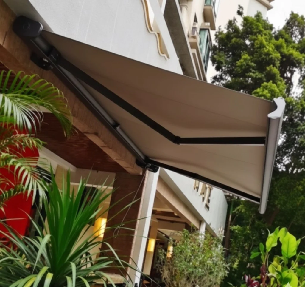 مظلات الكاسيت - المداخل والمساحات الأمامية