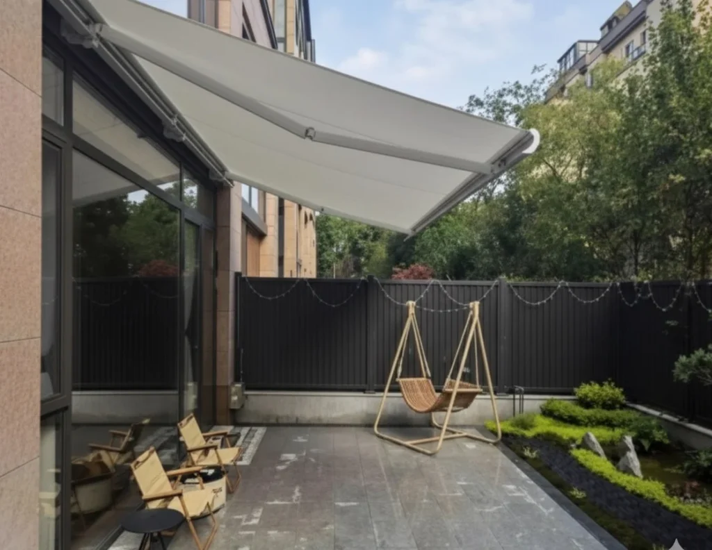 مظلات الكاسيت - النوافذ الكبيرة والواجهات الزجاجية