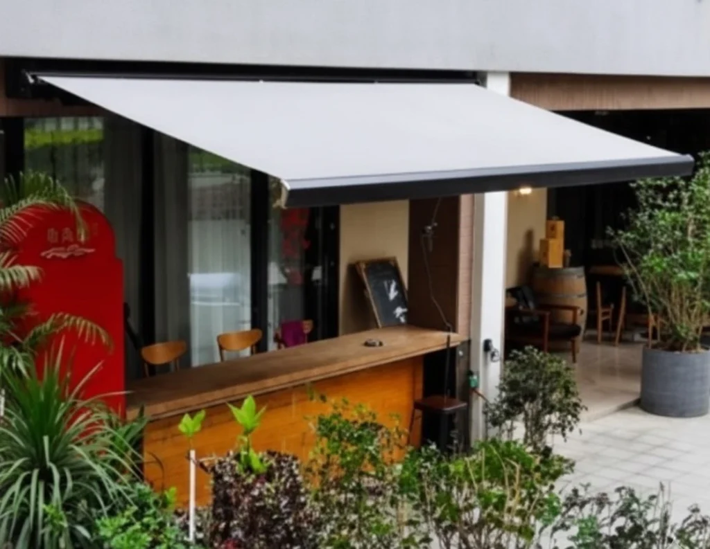 مظلات الكاسيت - واجهات المقاهي والمطاعم